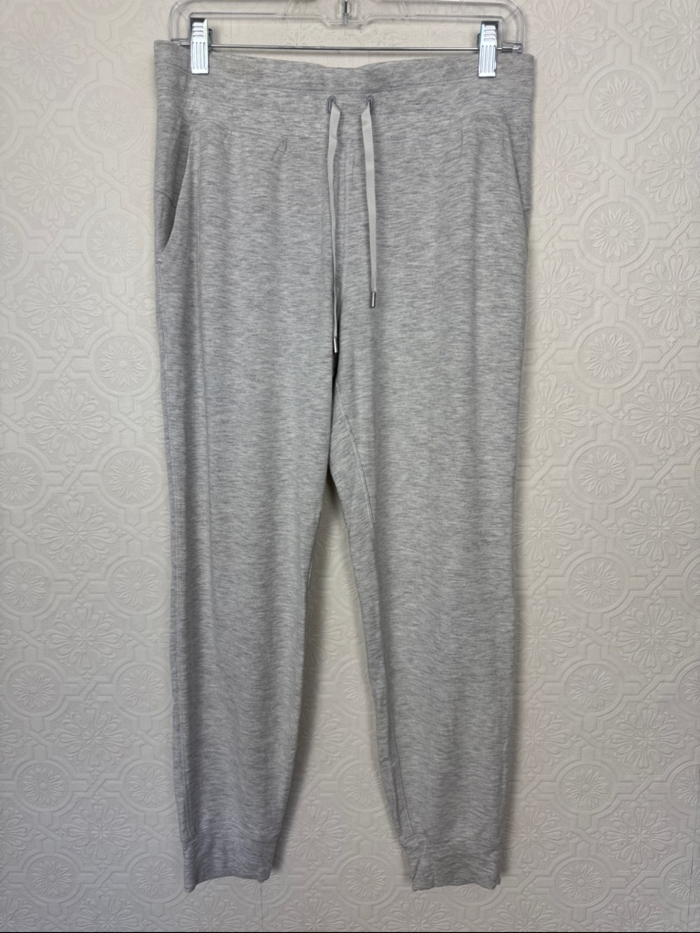 Lululemon Gray Modal Joggers Size 8 Soft Lounge Sweatpants Drawstring